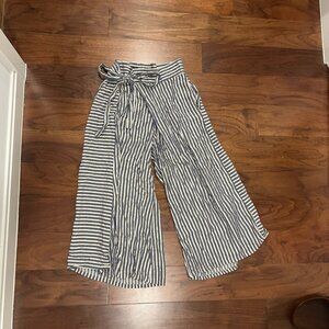 Eva Franco Anthropolgie Striped Palazzo Pants size 2